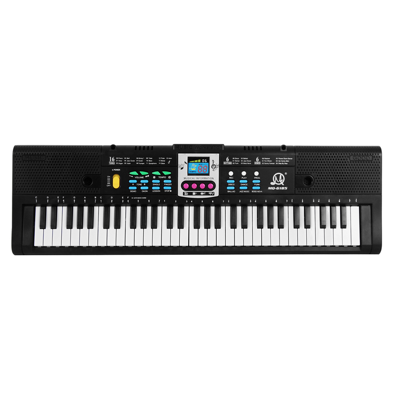 Mini Piano Portátil USB Digital 61 Teclas Elétrico+Microfone/SK-19